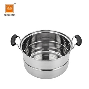 Olla <span class=keywords><strong>Vaporera</strong></span> de Acero Inoxidable para Cocinar Alimentos, Estilo Indio, 32 cm - Product Image 3