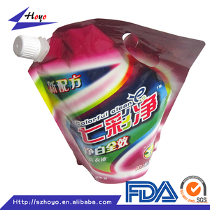 Personal De Encargo Grande Envases De Plástico De Vacío Para Detergente De Lavandería Bolsa Con El Canalón Autónomo /. - Product Image 2