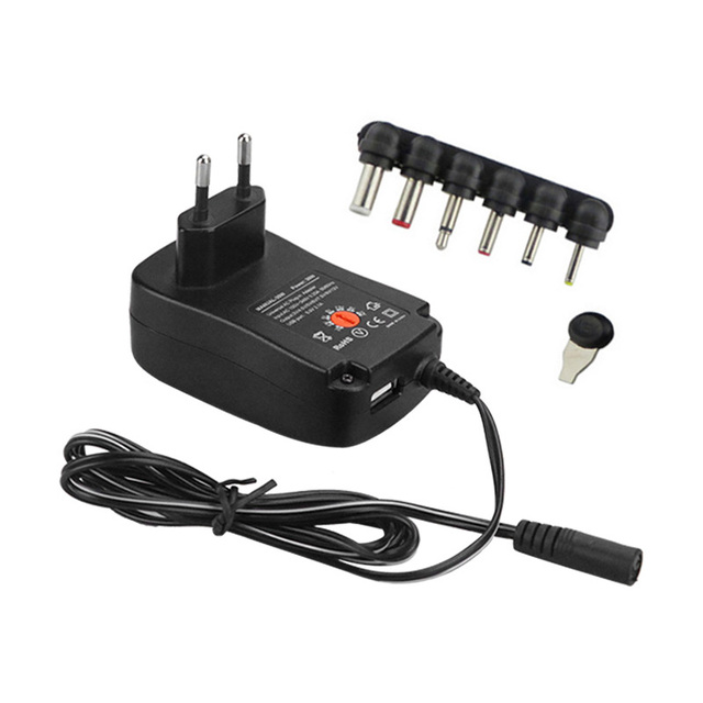 Adjustable 30W AC DC Adapter 5.0V 2.1A USB Ports Universal 3V-9V Charger Brand New Universal Charger 30W AC DC Adapter Universal
