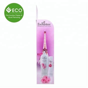 Tùy chỉnh 5-Tier hiển thị đứng ổn định tông màu hồng giá sàn cho dầu gội đầu/chai Kem tắm - Product Image 4