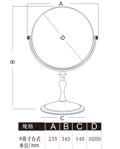 Spiegel China espejo Fabricación <span class=keywords><strong>de</strong></span> belleza Facial herramienta espejo <span class=keywords><strong>de</strong></span> maquillaje <span class=keywords><strong>de</strong></span> escritorio <span class=keywords><strong>cerca</strong></span> <span class=keywords><strong>de</strong></span> <span class=keywords><strong>mí</strong></span> - Product Image 6