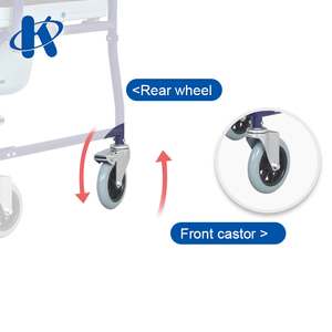 Kaiyang-silla de ruedas oem KY692E con ruedas pequeñas, cómoda, de acero, recubierta de polvo - Product Image 2