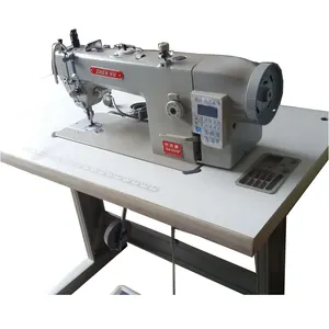 Auto Trimming Digital Flat Bed Compound Feeding 0318 Leather Electronic Sewing Machines For Bags Shoes Shoe Making Machine