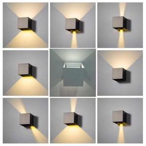 IP65 Cube Có Thể Điều Chỉnh Bề Mặt Được Gắn Ngoài Trời Dẫn Chiếu Sáng, Led Tường Ngoài Trời Ánh Sáng, Up Down Led Đèn Tường Đèn - Product Image 3