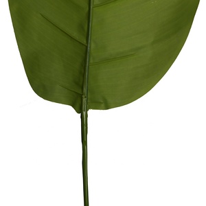 สัมผัสจริงการออกแบบใหม่65ซม. ใบประดิษฐ์พลาสติก <span class=keywords><strong>Spathiphyllum</strong></span> ใบตกแต่งสวนแต่งงานสีเขียว - Product Image 3