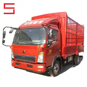 Sinotruk Howo 4*2 4 टन हिस्सेदारी कार्गो वैन ट्रक