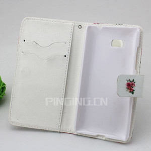 el <span class=keywords><strong>precio</strong></span> de fábrica al por mayor soporte impreso cartera flip funda de piel para el deseo htc 606w - Product Image 6