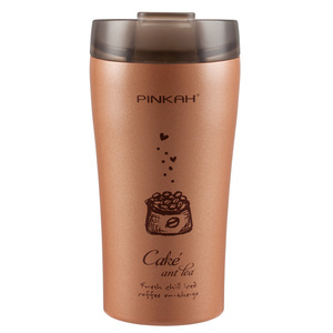 Pinkah <span class=keywords><strong>venta</strong></span> al <span class=keywords><strong>por</strong></span> <span class=keywords><strong>mayor</strong></span> personalizada 350 ml doble pared térmica vacío viaje <span class=keywords><strong>de</strong></span> acero inoxidable taza aislada vaso - Product Image 3