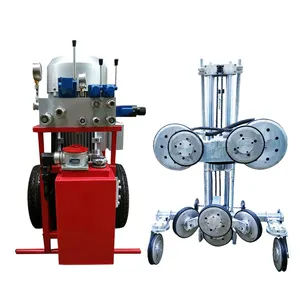 Abrasive wire saw water jet granite cutting machines