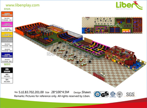 5. LE.B3.702.151.00-4 Oem y Odm Rectángulo Mosca Cama Parque Al Aire Libre Grandes Trampolines Con Foso De Espuma - Product Image 3