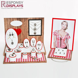 Acrilico controsoffitto gioielli espositore per collana di moda organizzatore vetrina con più scomparti in negozio al dettaglio - Product Image 4
