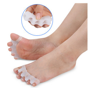 2019 Offre Spéciale Gel séparateur cinq orteils soulagement des oignons gros os du pied, correction du recouvrement, orthèse de valgus en silicone - Product Image 3