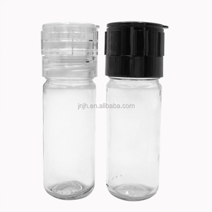Molinillo de vidrio de plástico para especias, sal, pimienta, especias, sal, pimienta, molino desechable manual, 80ml, 100ml, venta al por mayor - Product Image 6