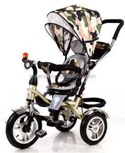 Voiture à pédales pour enfants 2021, tricycle poussette/tricycle poussette vélo/tricycle poussette bébé - Product Image 5