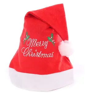 Promo Custom wholesale christmas hat santa hat and cap