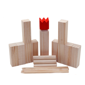 De madera de Kubb juego Viking <span class=keywords><strong>ajedrez</strong></span>-Premium de madera de Kubb conjunto torneo TAMAÑO DE Kubb juego de césped Original patio de juego - Product Image 1