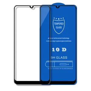 10 d mobile protector glass for iphone x xs max custom android mobile phone edge 10d protective glass film for xiaomi