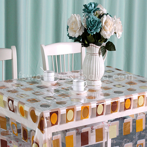 Nappe <span class=keywords><strong>de</strong></span> <span class=keywords><strong>table</strong></span> en plastique <span class=keywords><strong>transparent</strong></span>, <span class=keywords><strong>set</strong></span> <span class=keywords><strong>de</strong></span> luxe pour la salle à manger - Product Image 2