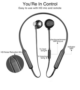 Cuffie Sportive Wireless Picun H12 IPX5 Impermeabili con Design Magnetico a Fascia per Collo, Auricolari Sportivi per Musica su <span class=keywords><strong>iPhone</strong></span> - Product Image 6