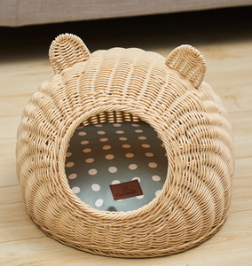 Premium Katzen bett Höhle Lebensmittel qualität Umwelt freundliche PE <span class=keywords><strong>Rattan</strong></span> Betten für Katzen und Kätzchen - Product Image 2