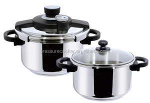 Casserole à pression T-fal Clipso en acier inoxydable, 6,3 litres, compatible induction, système de verrouillage sécurisé à une main, passe au lave-vaisselle, argent - Product Image 5
