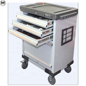 Tool Trolley Cabinet With Hand Tool Set For Car Repair