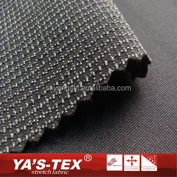 Shaoxing Ployester quick dry impermeabile composito tessuto elasticizzato a maglia