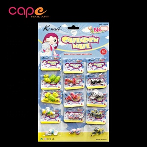 <span class=keywords><strong>Faux</strong></span> <span class=keywords><strong>ongles</strong></span> autocollants non toxiques pour enfants, motifs de dessins animés mignons - Product Image 2