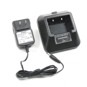 Baofeng CH-5 שולחני מטען עבור BaoFeng UV-5R 5ra 5rb BF-F8 + BF-F8HP DM-5R מכשיר קשר