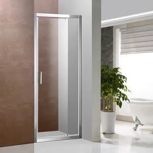 Бескаркасная душевая кабина для ванной комнаты, стеклянная дверь, щетка для душевых кабин
