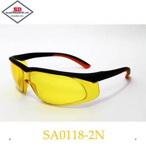 Lentille en polycarbonate durable et protectrice Lunettes de protection des yeux Lunettes de sécurité SA0118-2N SD - Product Image 5