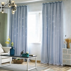 Tende Doppie Coreane per Soggiorno, Sala <span class=keywords><strong>da</strong></span> Pranzo, Camera <span class=keywords><strong>da</strong></span> Letto, <span class=keywords><strong>Tenda</strong></span> Traforata Stile <span class=keywords><strong>Principessa</strong></span>, Prodotto Finito per Camera <span class=keywords><strong>da</strong></span> Letto Femminile con Ombreggiatura - Product Image 2