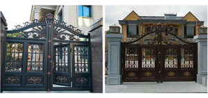 Designs <span class=keywords><strong>de</strong></span> portails en aluminium pour maisons/Style rétro européen <span class=keywords><strong>Porte</strong></span> <span class=keywords><strong>d</strong></span>'<span class=keywords><strong>entrée</strong></span> en aluminium Portail <span class=keywords><strong>de</strong></span> maison/Designs <span class=keywords><strong>de</strong></span> portails principaux en aluminium - Product Image 6