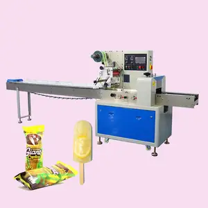 Automatico lecca lecca di Ghiaccio Cono Crema Bar Popsicle Multi Funzione di Imballaggio Macchina Imballatrice