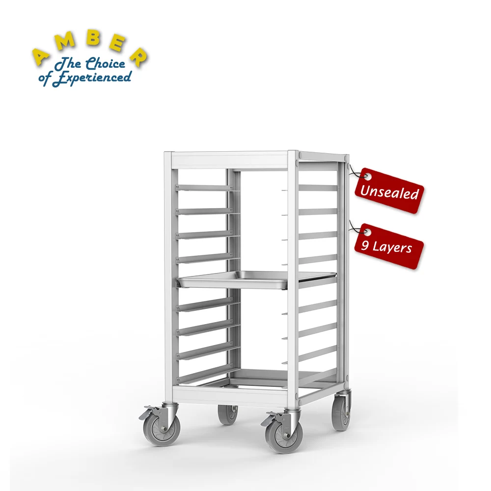 Aluminium Tray Rack for Commercial Bakery Shop