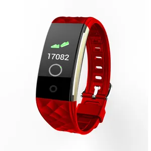 S2 pulseira smart esportiva, tela colorida com monitor de frequência cardíaca, bracelete fitness ip67