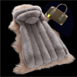 Winter Women <strong>Mink</strong> Fur <strong>Ponchos</strong> / <strong>Mink</strong> Fur Jacket/knitted <strong>Mink</strong> Fur Coat Women Clothing - Product Image 2
