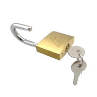 Cadenas en laiton pas cher, fournisseur de sécurité en Chine, 25 mm, tri-cercle, 265