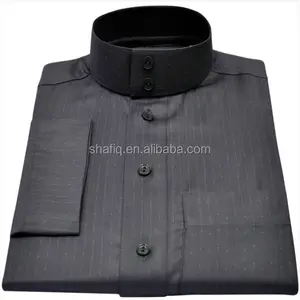 T/r suiting stof saudi stijl moslim kleding arabische thobe thawb gewaad abaya thoub platte mouw