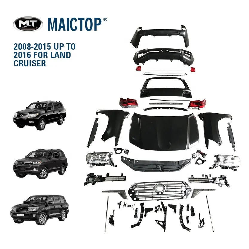 New Items Body kit for land cruiser FJ200 LC200 2008 - 2015 upgrade to 2016