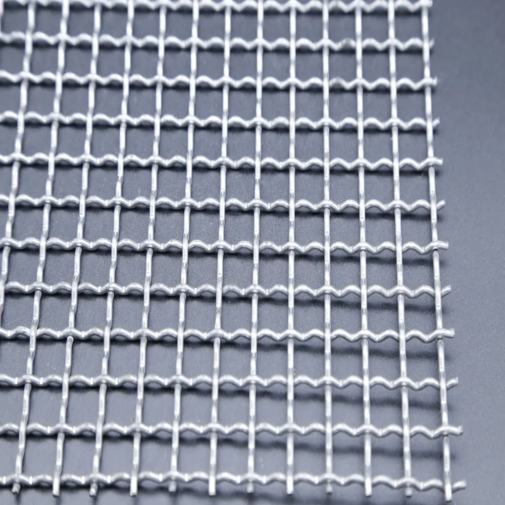 Welded Stainless Steel Woven Facade Crimped Wire Mesh