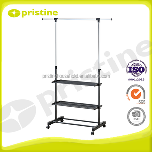 Shopee OEM EBay Organizer Modern Taiwan Household Storage Kids Bedroom Stand Hanging Clothes Stand Hanging Clothes Bedroom Set - Product Image 6