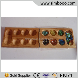 Popular madera <span class=keywords><strong>mancala</strong></span> <span class=keywords><strong>juego</strong></span> de mesa para niños - Product Image 1