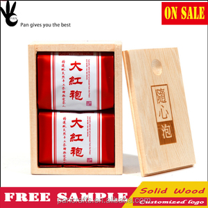 Personalizado bolsa de té caja de té de madera de almacenamiento caja de regalo barato con Control Deslizante - Product Image 2
