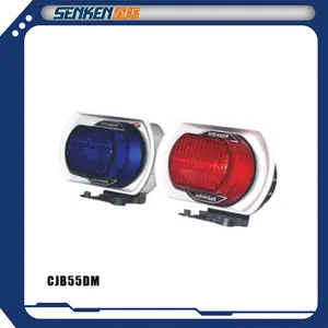 Senken 50 W rouge-bleu police moto utiliser la lumière avec sirène haut-parleur