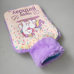 Impresión Linda suave <span class=keywords><strong>de</strong></span> peluche <span class=keywords><strong>de</strong></span> la piel y cubierta con BS calidad <span class=keywords><strong>de</strong></span> goma botella <span class=keywords><strong>de</strong></span> <span class=keywords><strong>agua</strong></span> <span class=keywords><strong>caliente</strong></span> <span class=keywords><strong>de</strong></span> regalo <span class=keywords><strong>de</strong></span> vacaciones - Product Image 3