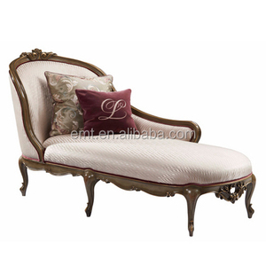 Koninklijke <span class=keywords><strong>Chaise</strong></span> Massief Houten Fauteuil Moderne Hotelstoel Commercieel Meubilair Landelijke Stijl Carve Single Sofa Luxe Rood - Product Image 5