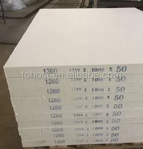 Hoge Kwaliteit 1200X1000X50Mm Keramische Fiber Board Isolatie Vuurvaste Veld