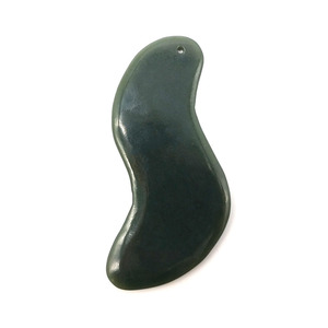 Alat Pijat <span class=keywords><strong>Gua</strong></span> <span class=keywords><strong>Sha</strong></span> dari Batu Giok <span class=keywords><strong>Nephrite</strong></span> Alami, Alat Pijat Profesional untuk Tubuh dan Wajah untuk Terapi Holistik - Product Image 3