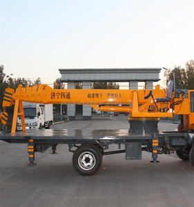 10 tấn mang theo sàn xe tải cần cẩu, 10 tấn cần cẩu di động - Product Image 1